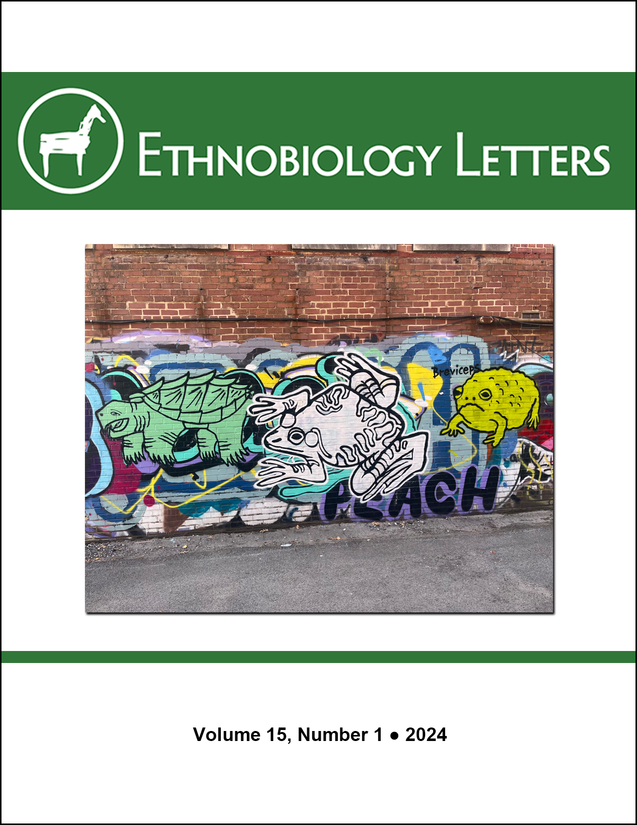Ethnobiology Letters Cover, Volume 15, Issue 1, 2024