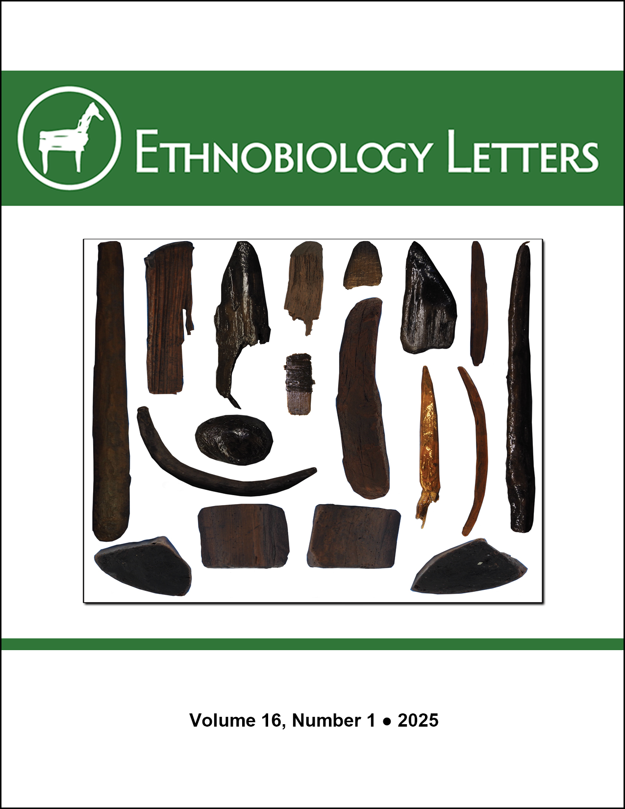 Ethnobiology Letters Cover, Volume 16, Issue 1, 2025