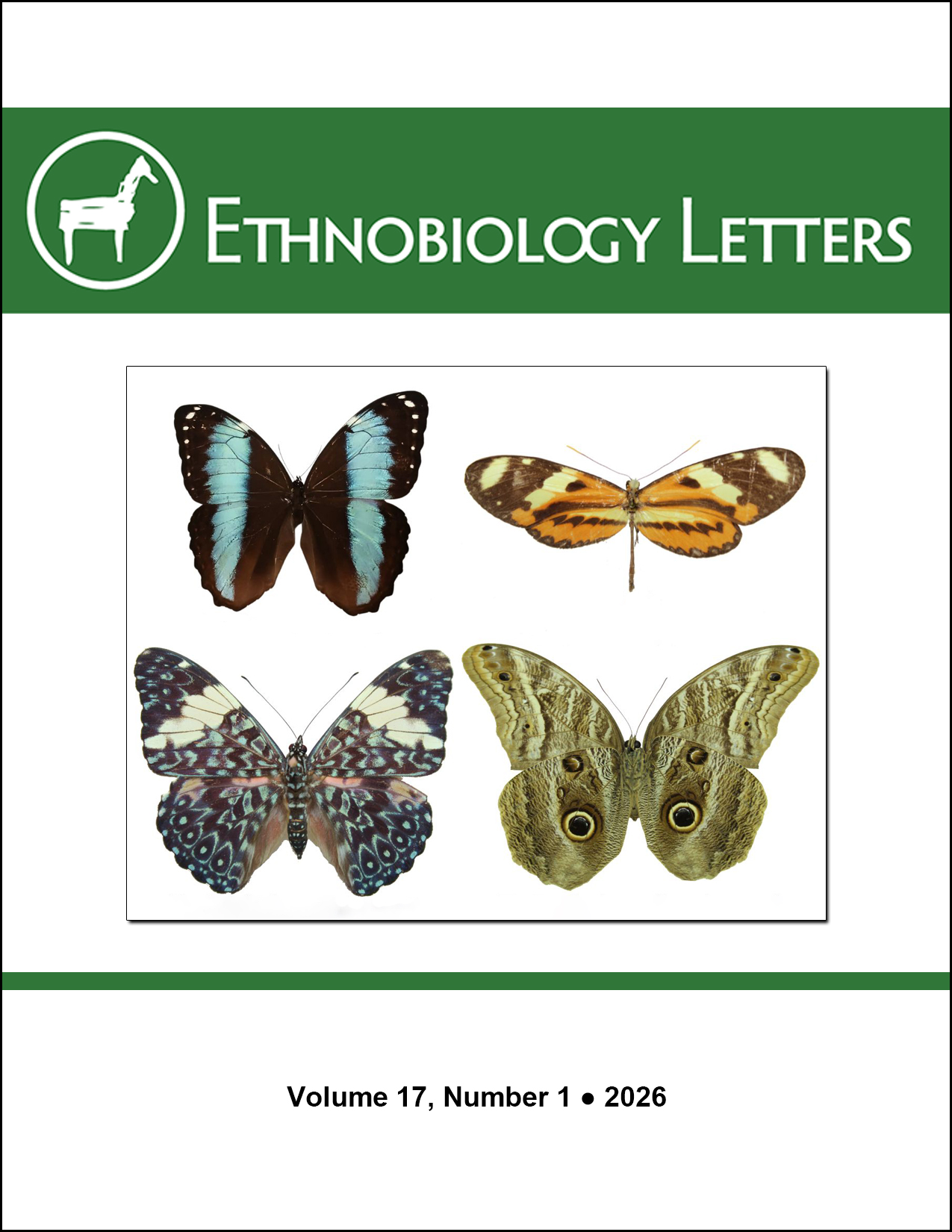 Ethnobiology Letters Cover, Volume 17, Issue 1, 2026